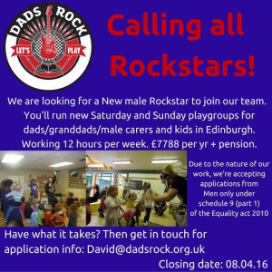 Dads Rock job advert