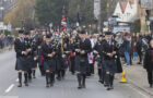 Pictured: Remembrance Sunday ceremony in Davidson’s Mains